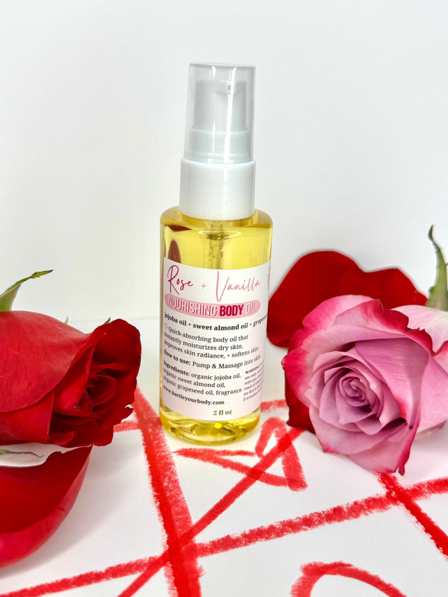 Rose + Vanilla Body Oil