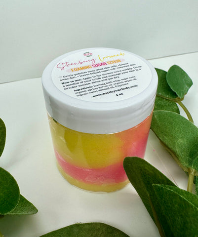 Strawberry Lemonade Foaming Sugar Scrub